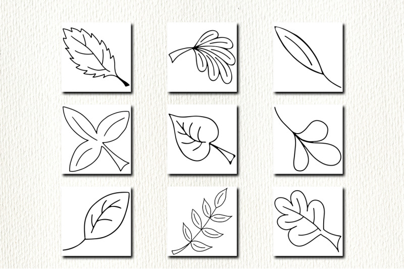 leaf-doodle-black-and-white-clipart-png