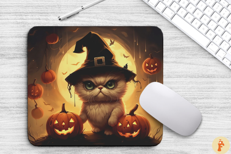 cute-exotic-shorthair-cat-with-witch-hat