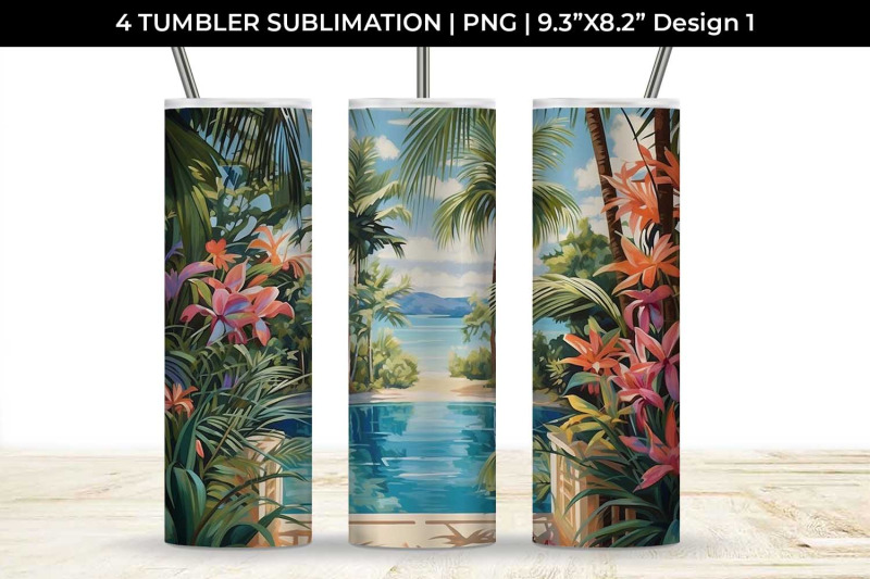 tropical-bliss-tumbler-exotic-vacation-summer-breeze-island-life