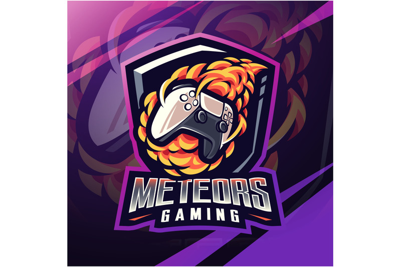 meteors-gaming-esport-mascot-logo-design