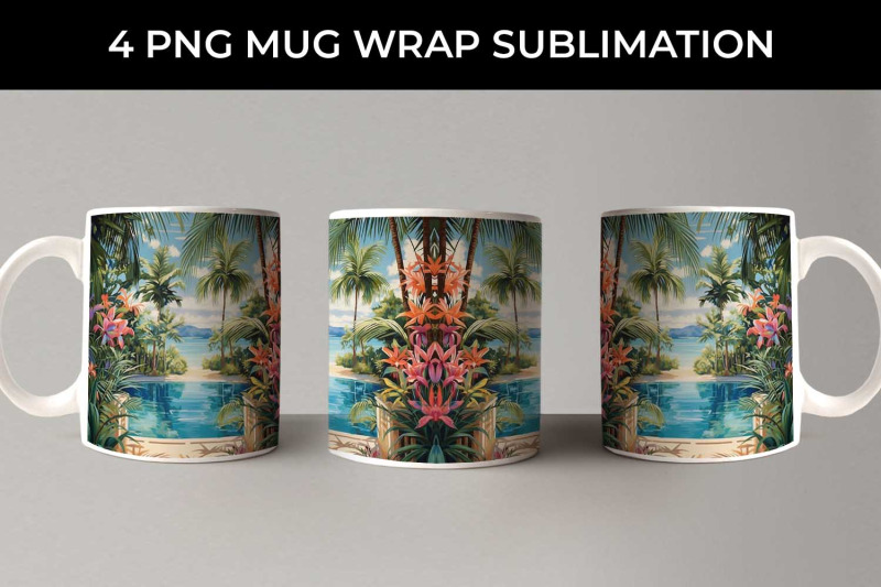 tropical-bliss-mug-wrap-exotic-vacation-summer-breeze-island-life