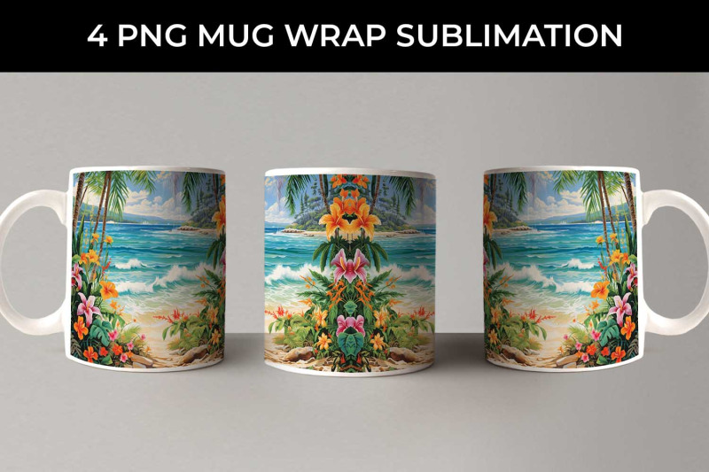 tropical-bliss-mug-wrap-exotic-vacation-summer-breeze-island-life