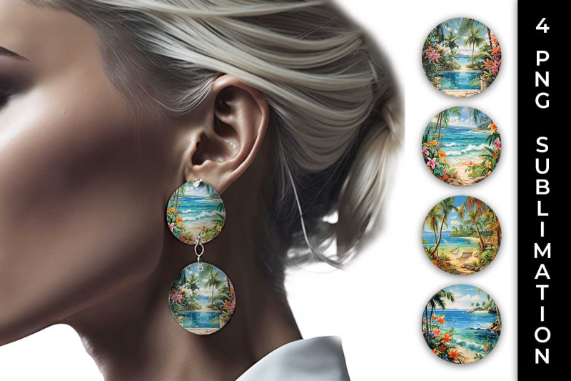 tropical-bliss-earrings-exotic-vacation-summer-breeze-island-life