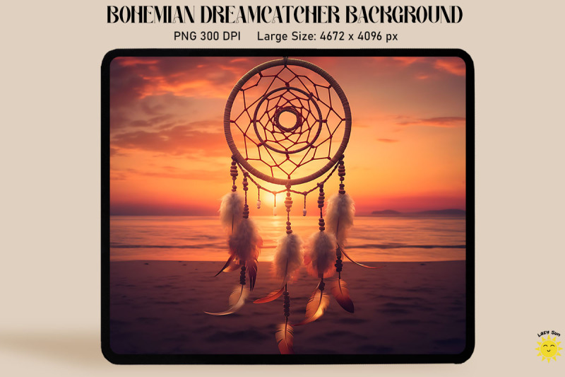 romantic-dreamcatcher-and-sunset