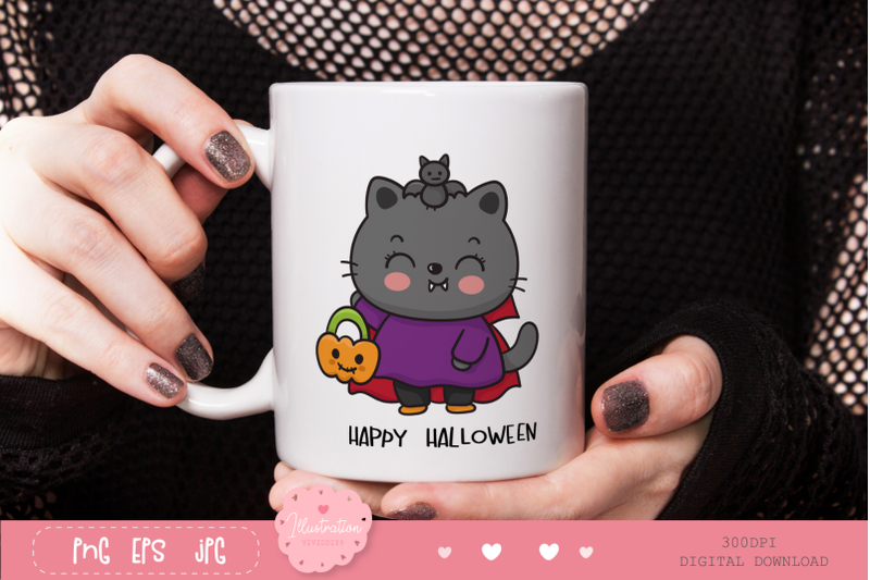 halloween-cat-clipart-spooky-animal-kawaii-kittens-cartoon-3