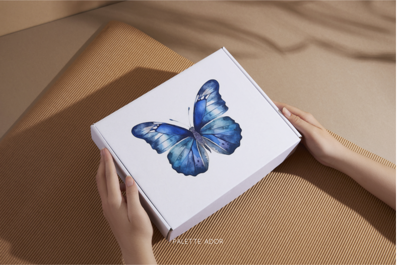 watercolor-navy-butterflies