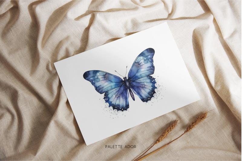 watercolor-navy-butterflies