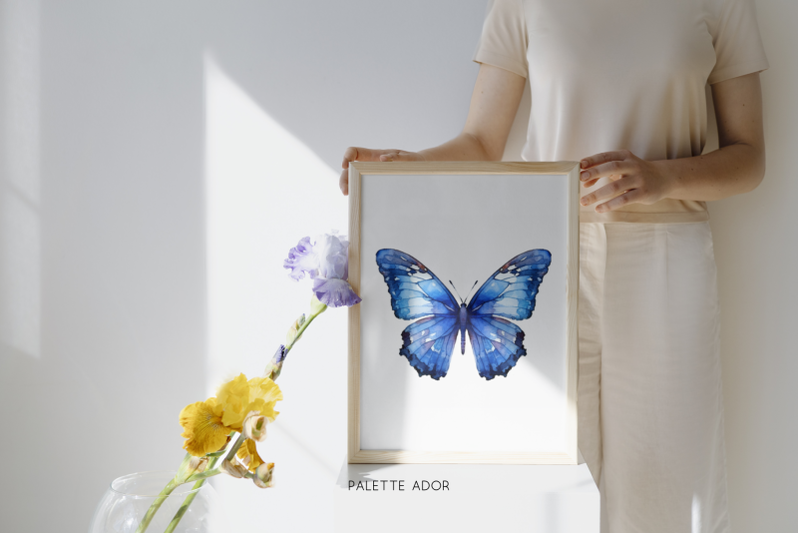 watercolor-navy-butterflies