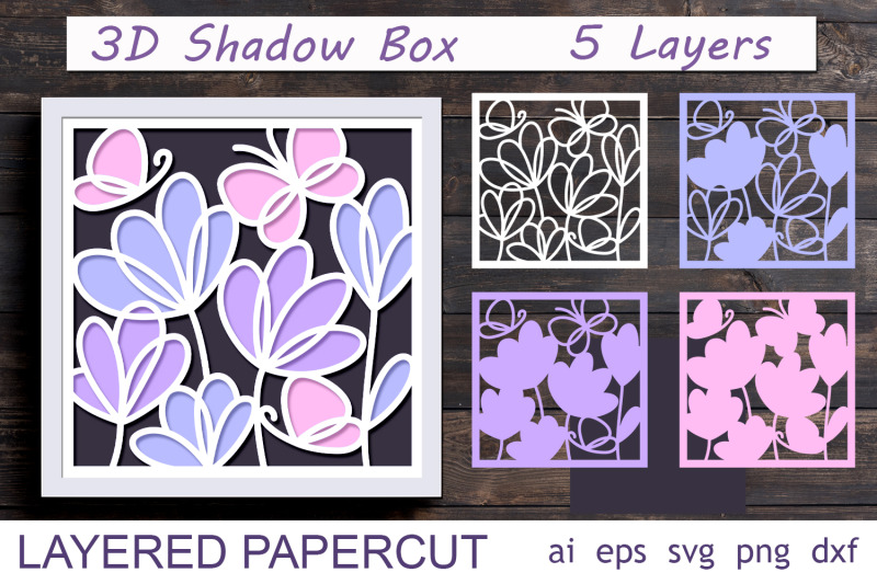 shadow-box-with-flowers-and-butterfly-3d-layered-papercut