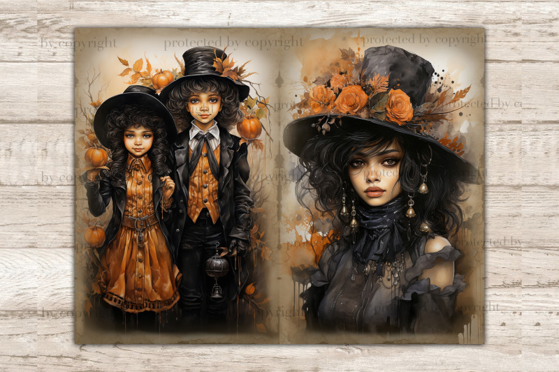 halloween-journaling-pages-victorian-scrapbook