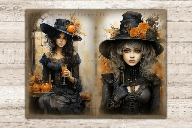 victorian-autumn-junk-journal-pages-fall-digital-art