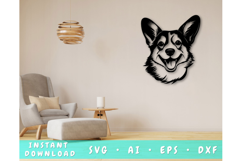 corgi-laser-svg-cut-file-corgi-glowforge-file-corgi-dxf-welsh-corgi