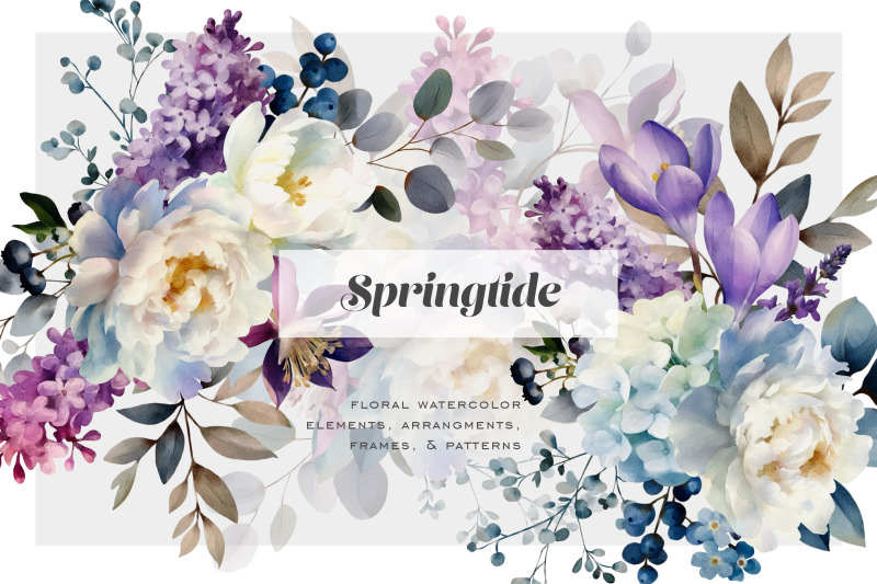 springtide-floral-watercolor-clip-art-amp-patterns-graphics-collection
