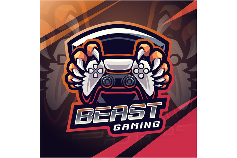 beast-gaming-esport-mascot-logo-design