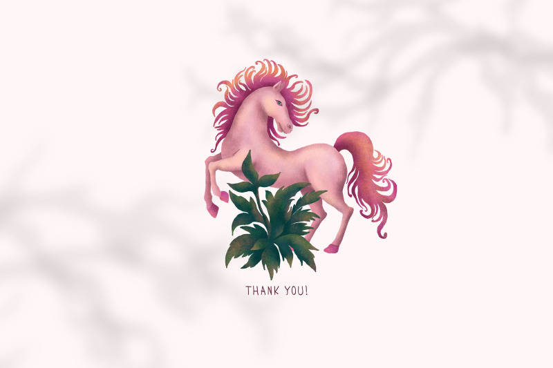 cute-floral-pink-horse-seamless-patterns-3-png-files