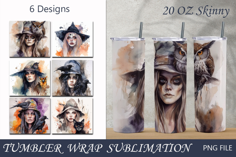 witch-tumbler-wrap-halloween-20-oz-tumbler-sublimation