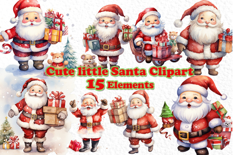 santa-claus-clipart-christmas-clipart-cute-santa-clipart