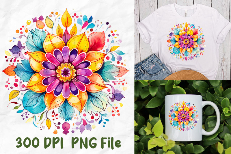 hippie-pattern-mandala-flowers