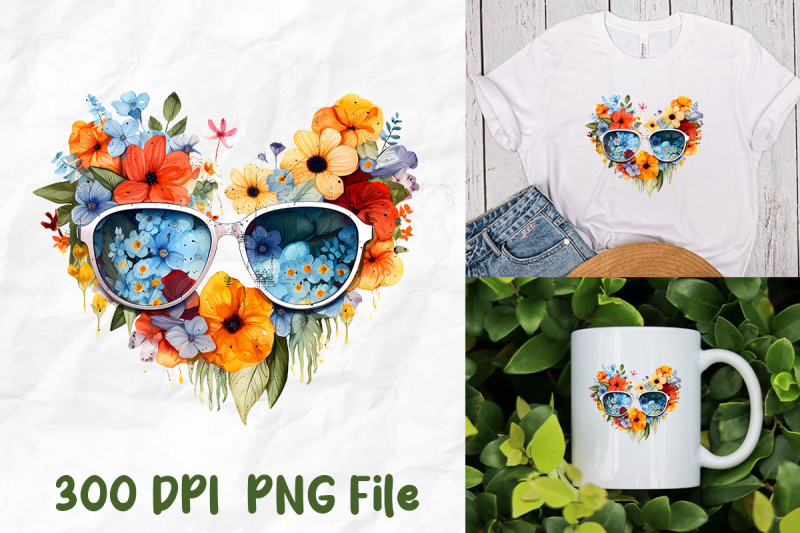 retro-sunglasses-hippie-rainbow-flowers