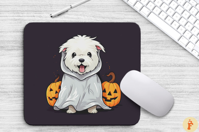 funny-halloween-cute-dog-in-ghost-costume-mouse-pad-design