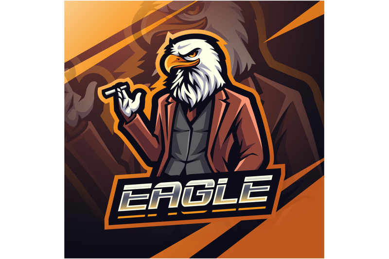 eagle-boss-esport-mascot-logo