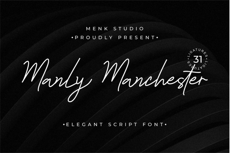 manly-manchester-scrip-font