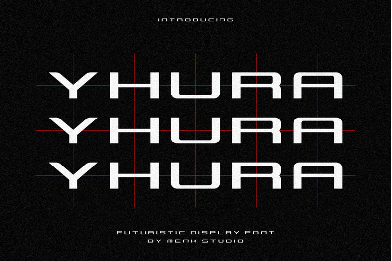 yhura-futuristic-display-font