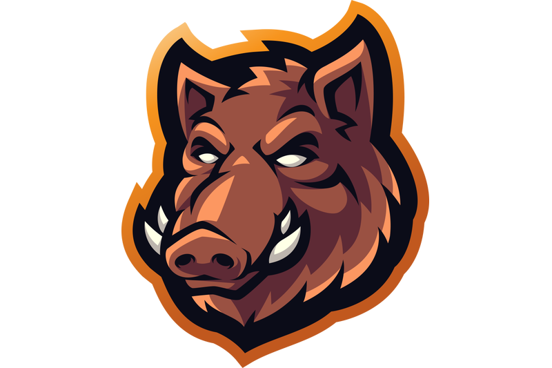 razorback-head-esport-mascot-logo-design