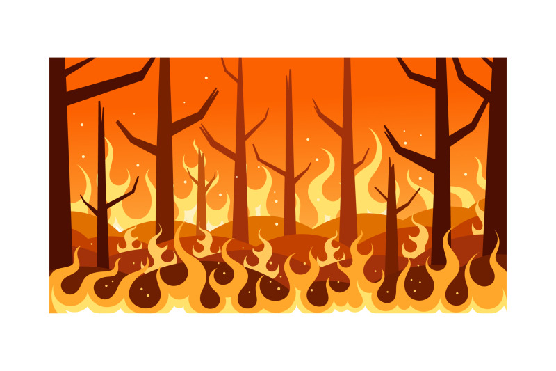 forest-fire-disaster-illustration