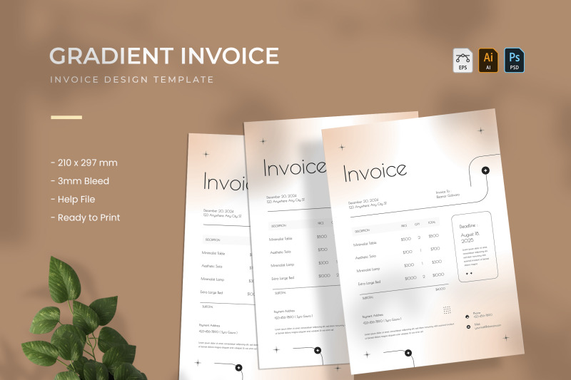 gradient-invoice