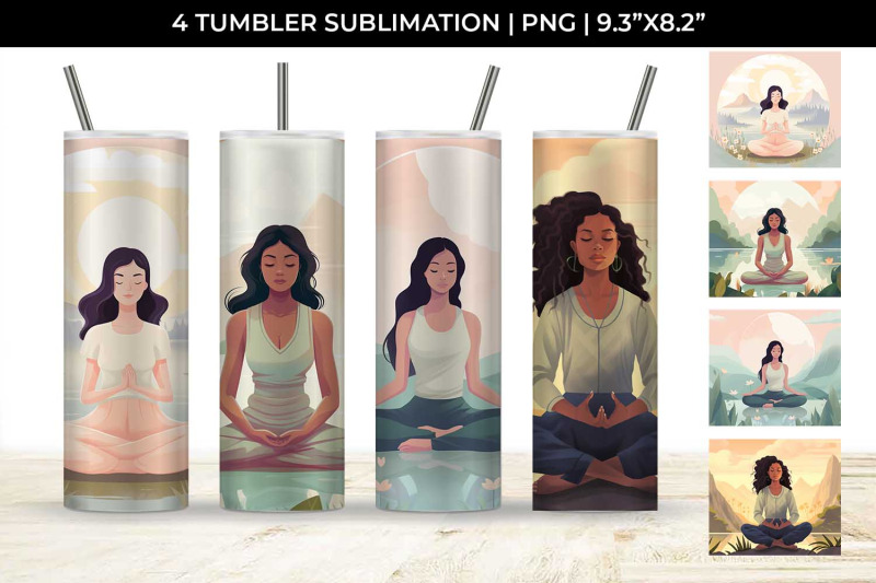 blissful-serenity-woman-meditating-tumbler-wrap-bundle