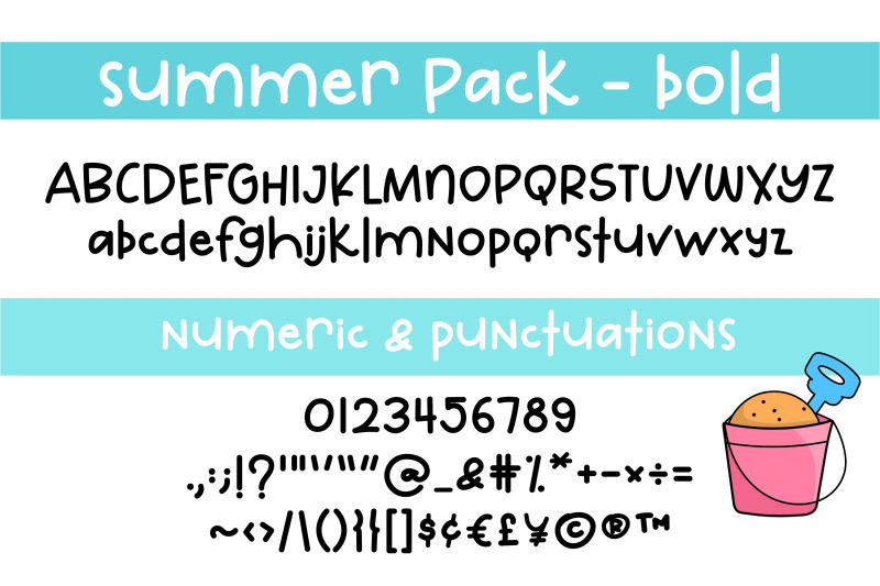 summer-pack-a-family-handwritten-font-with-summer-doodles