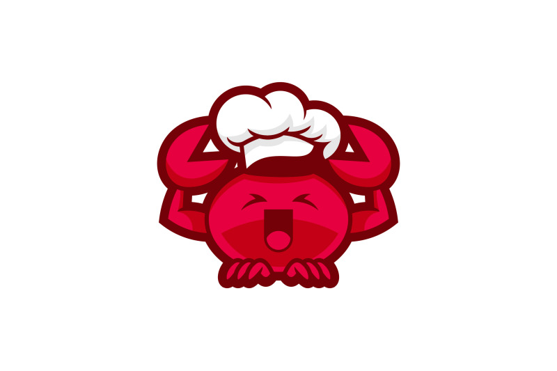 cute-chef-crab-vector-template-logo-design