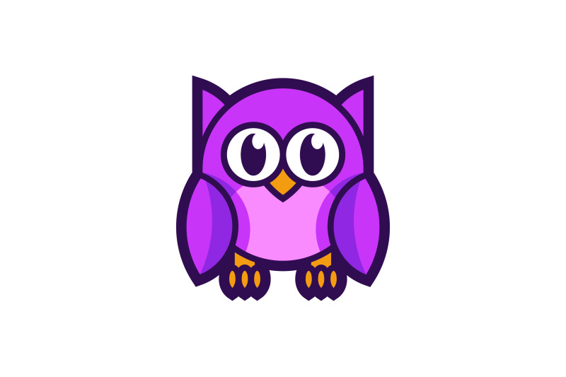 cute-owl-vector-template-logo-design