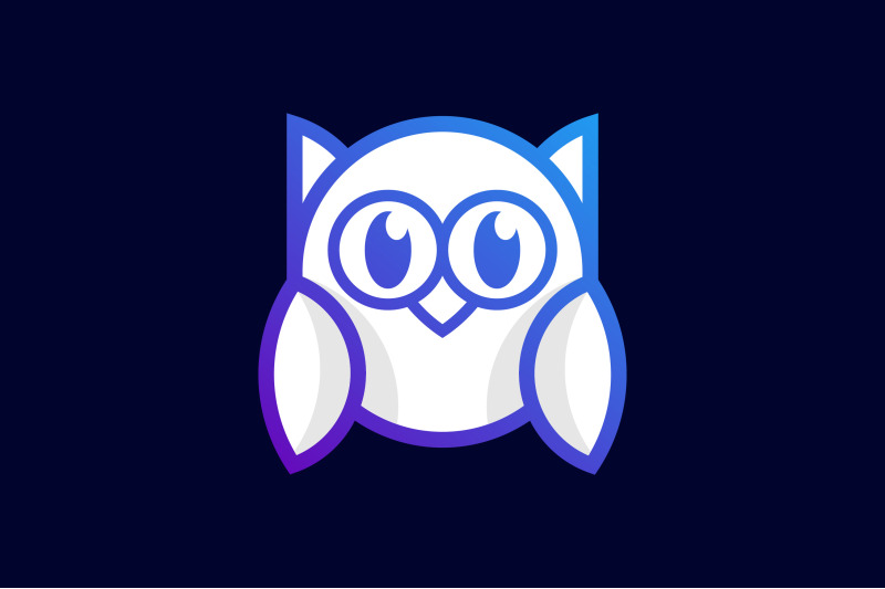 owl-lineart-vector-template-logo-design