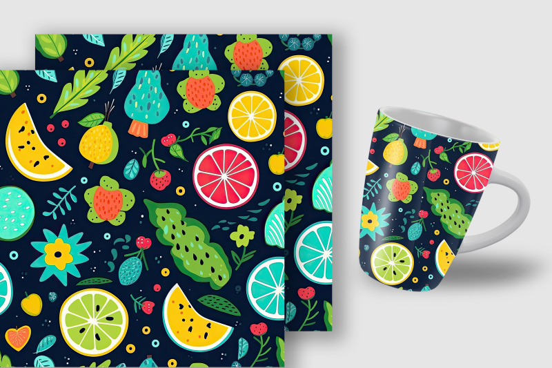 tropical-fruits-seamless-pattern-digital-papers