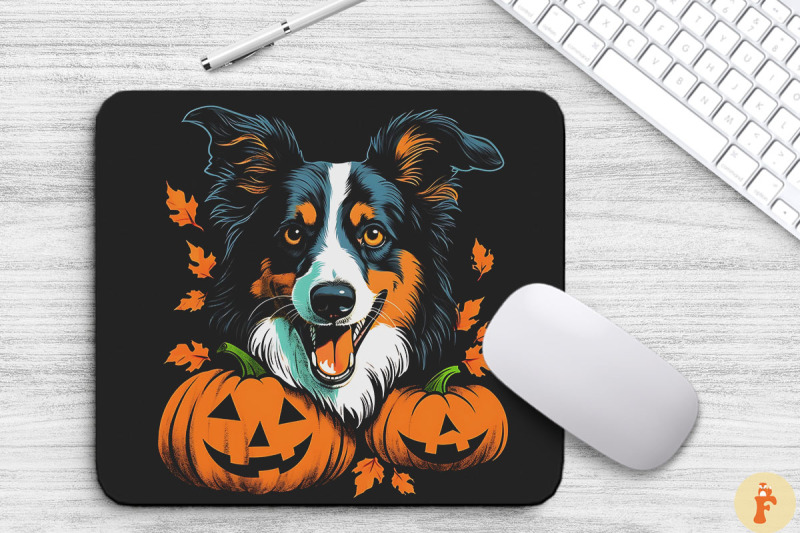 pop-art-dog-with-spooky-pumpkins-nbsp-halloween-mouse-pad-nbsp