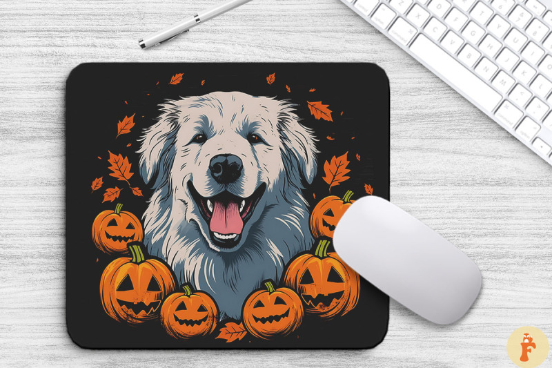 pop-art-dog-with-spooky-pumpkins-nbsp-halloween-mouse-pad-nbsp