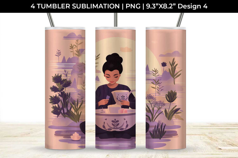 tranquil-self-care-tumbler-wrap-sublimation-bundle