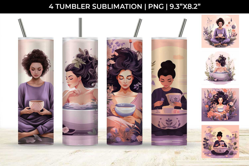 tranquil-self-care-tumbler-wrap-sublimation-bundle