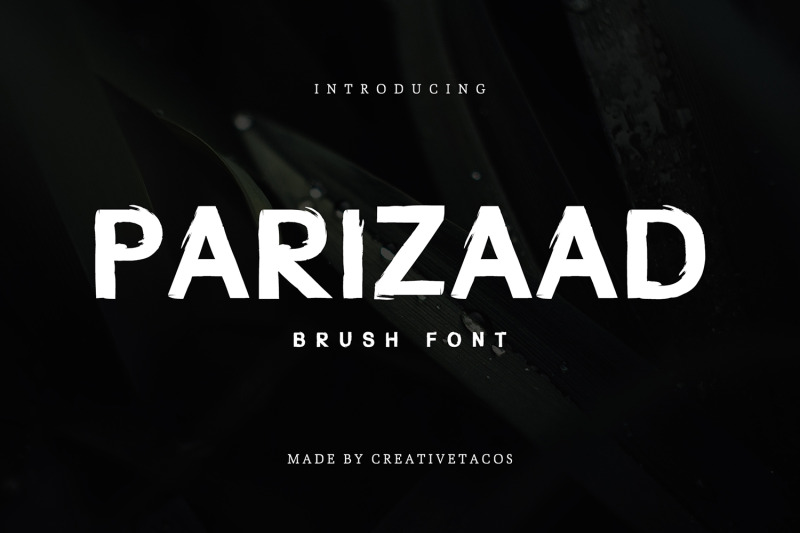 parizaad-brush-font