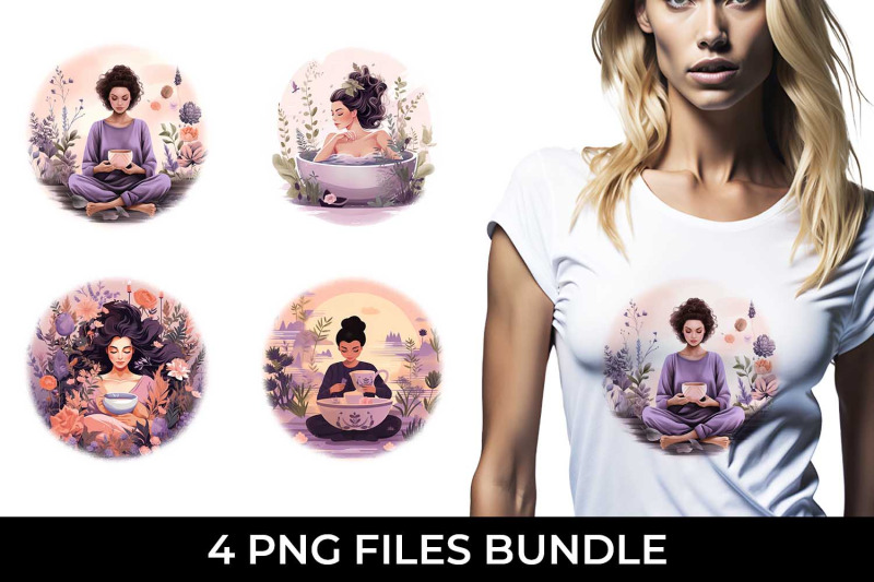 tranquil-self-care-t-shirt-sublimation-bundle