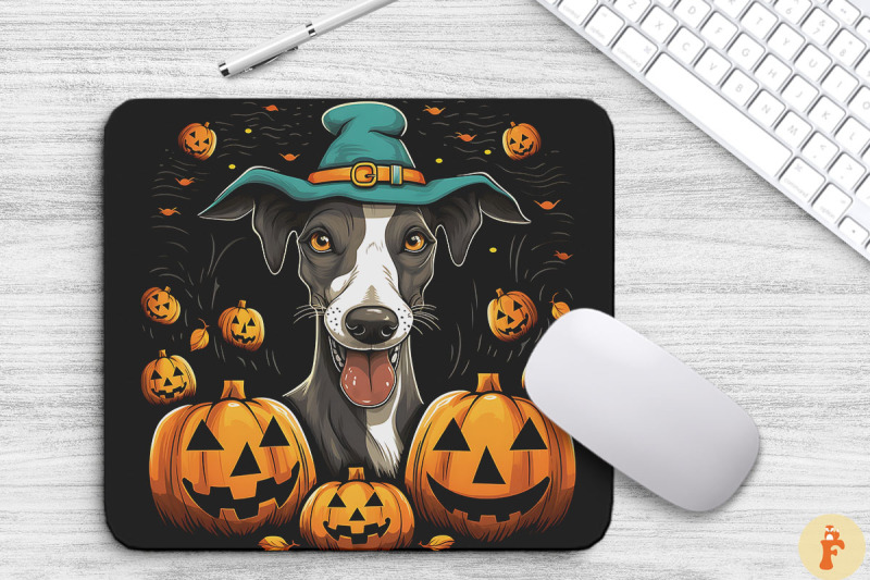 pop-art-smiling-whippet-dog-with-pumpkin