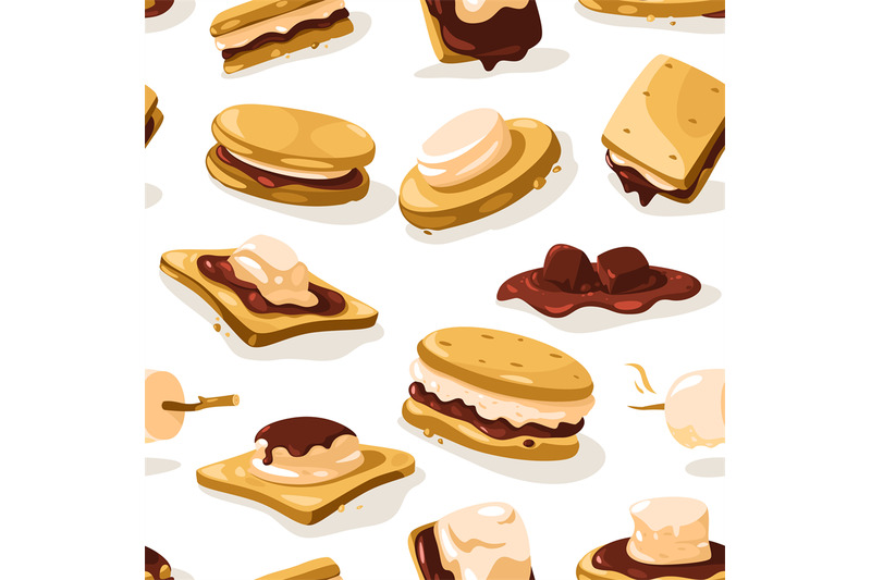 smore-pattern-seamless-print-of-nostalgic-american-campfire-smores-de