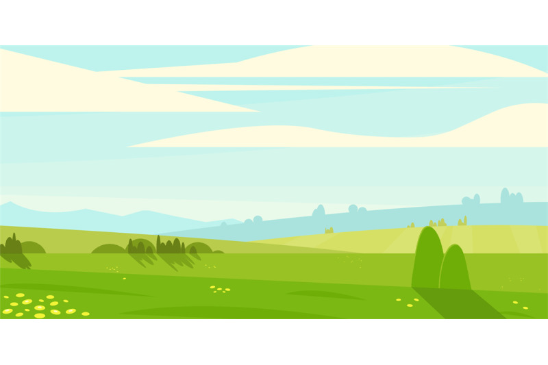 cartoon-meadow-landscape-rural-scene-with-grass-trees-grass-and-flowe