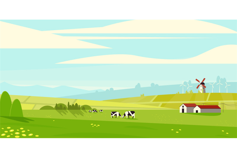 rural-summer-landscape-farm-panorama-with-fields-and-animals-horizon