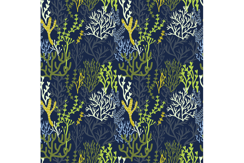 seaweeds-pattern-seamless-print-of-aquatic-plants-and-nature-wallpap