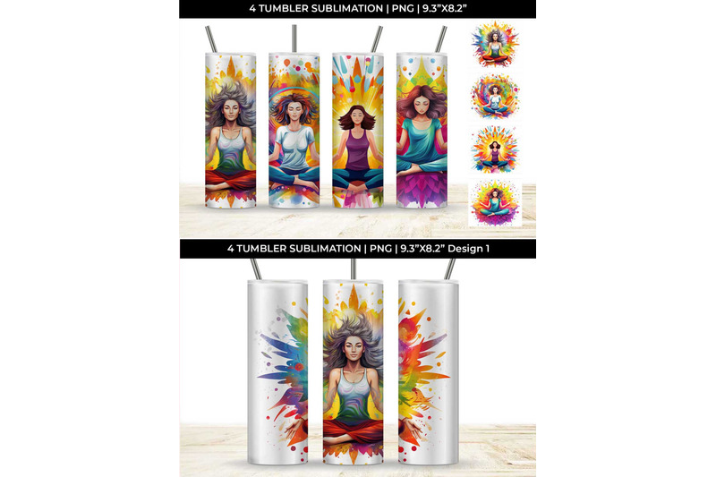 empowerment-burst-confident-yoga-tumbler-wrap-bundle