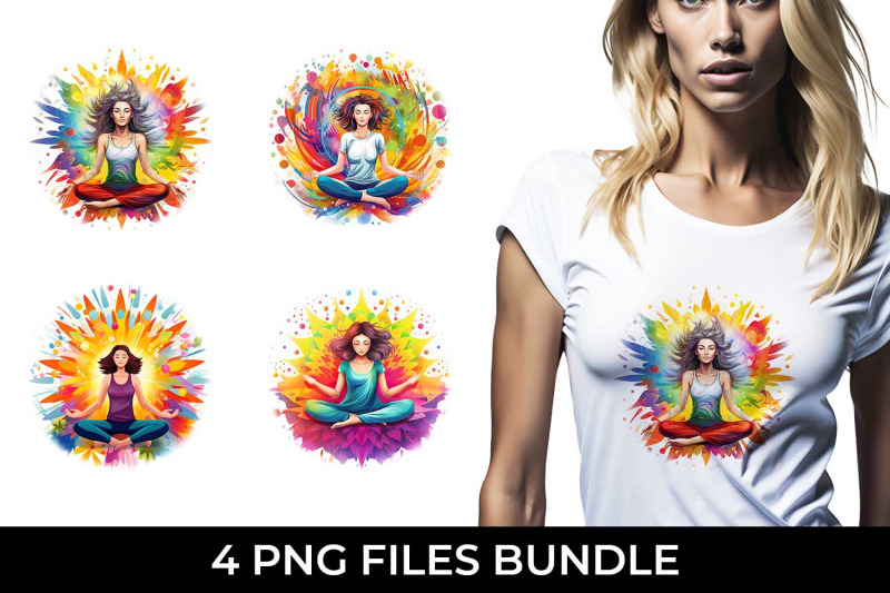 empowerment-burst-confident-yoga-t-shirt-sublimation-bundle