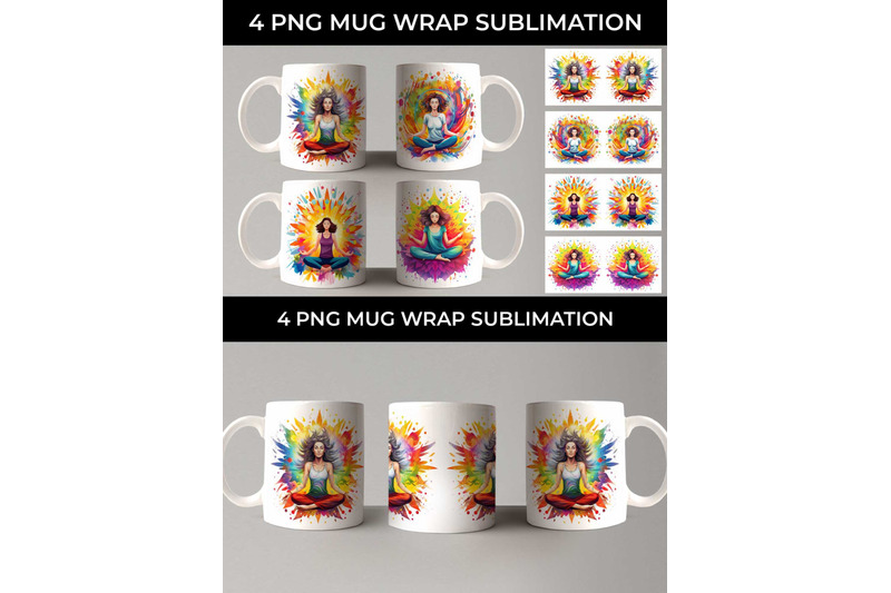 empowerment-burst-confident-yoga-mug-wrap-sublimation-bundle